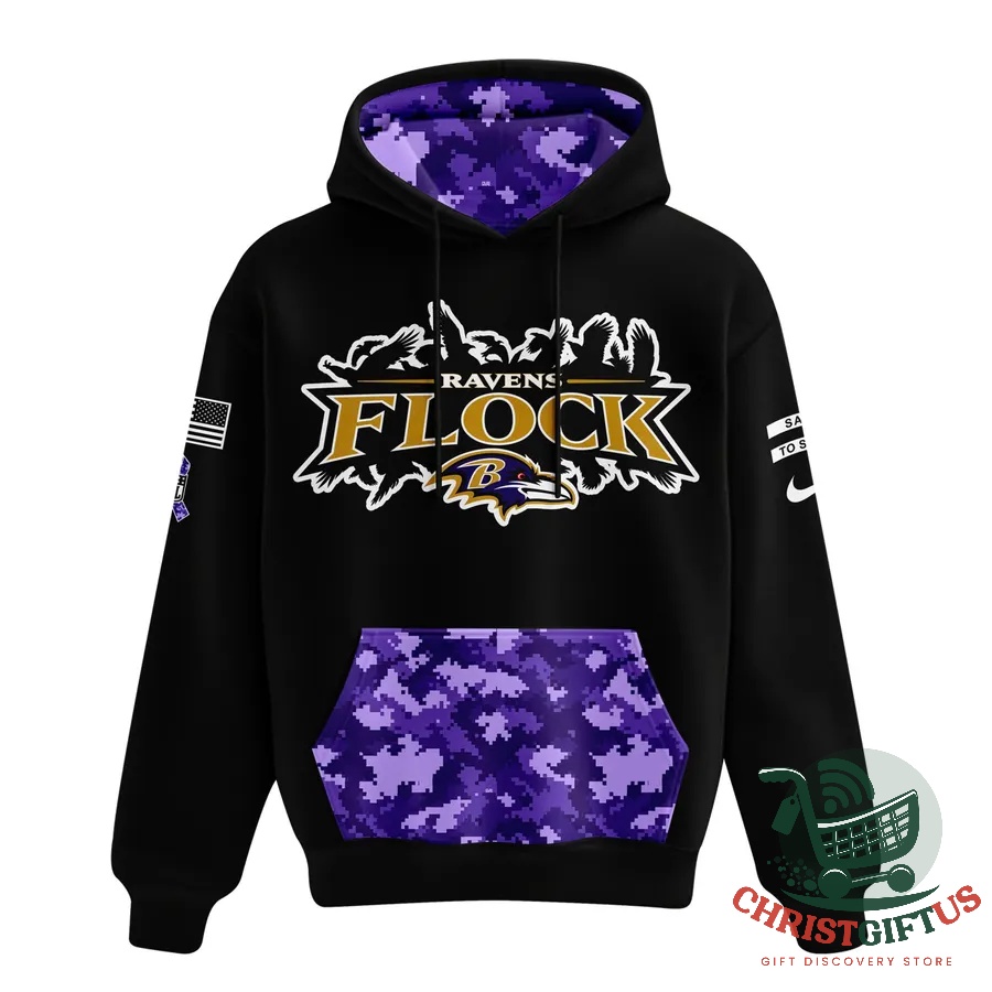 Baltimore Ravens 2026 Salute to Service Hoodie - photo 2