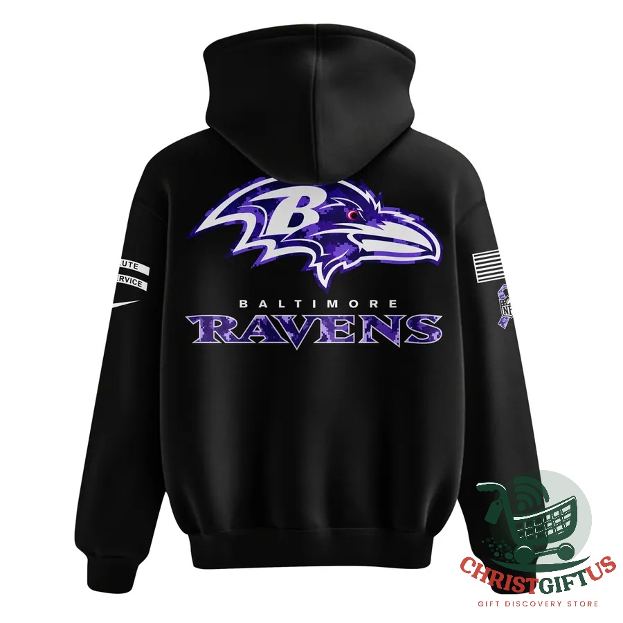 Baltimore Ravens 2026 Salute to Service Hoodie - photo 3