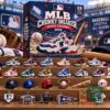 MLB 2026 Chunky Sneaker Advent Calendar - full box and 24 collectibles display