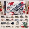 New Balance 2026 Sneaker Advent Calendar - front box with 24 numbered miniature surprises