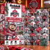 Ohio State Buckeyes 24 Mini-Helmet 2026 Advent Calendar - front view with display case