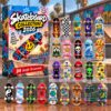 Skateboard Christmas 2026 Advent Calendar - box and acrylic ornaments front display