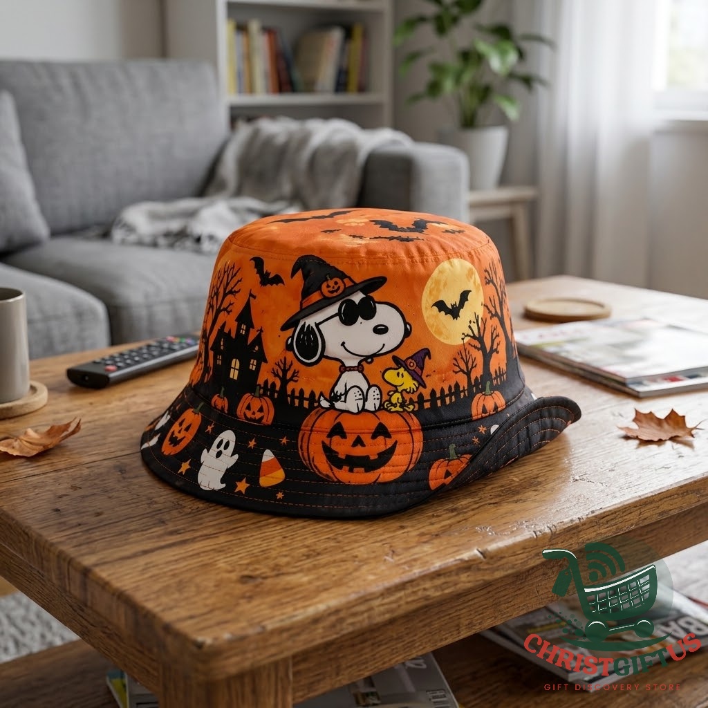 Snoopy Halloween 2026 Pumpkin Bucket Hat - photo 2