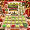 2026 Christmas Dumpling Squishies Advent Calendar - package and tray of character figures