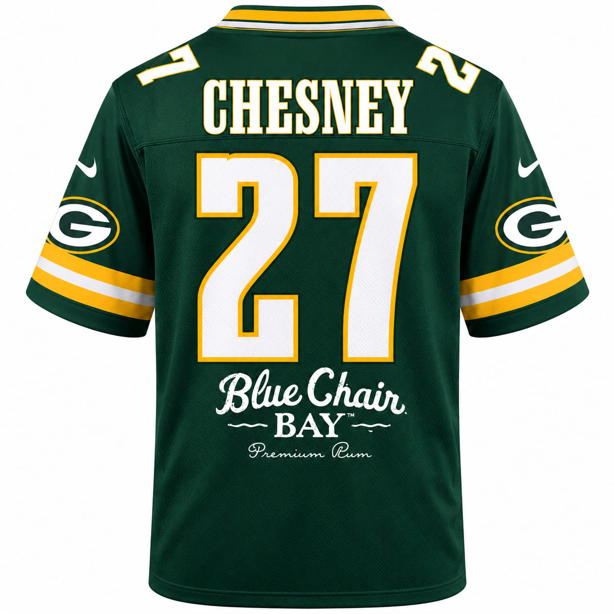 Kenny Chesney Vibe Room Tour 2027 Green Bay Packers Football Jersey 3