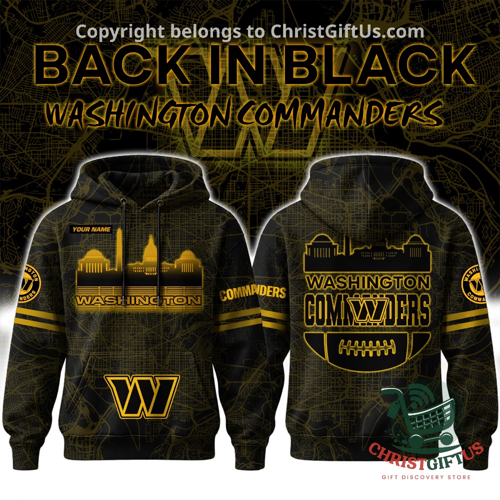 All Team NFL Back in Black Personalized Hoodie - photo 3