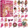 Barbie Christmas 2026 Advent Calendar - front packaging with 24 numbered fashion surprises