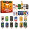 Beer 2026 Advent Calendar - box with numbered beer cans and bottles displayed