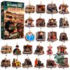 Breaking Bad 2026 Christmas Advent Calendar - full box beside numbered ornament designs