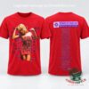Red Britney Spears Dream Within a Dream Tour 2002 T-shirt front and back