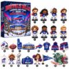 Buffalo Bills Legends and Stars 2026 Advent Calendar - box and collectible pieces displayed