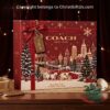Coach New York Holiday 2026 Advent Calendar - front view with winter New York cityscape