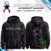 Dallas Cowboys Crucial Catch Intercept Cancer Hoodie 2026 - front and back views