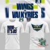 Dallas Wings 2026 Playoffs Now It's Us T-Shirt - front and back views