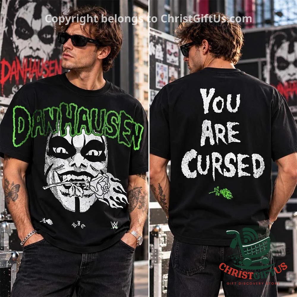 Danhausen x Civil Regime Burning Rose You Are Cursed T-Shirt - photo 2