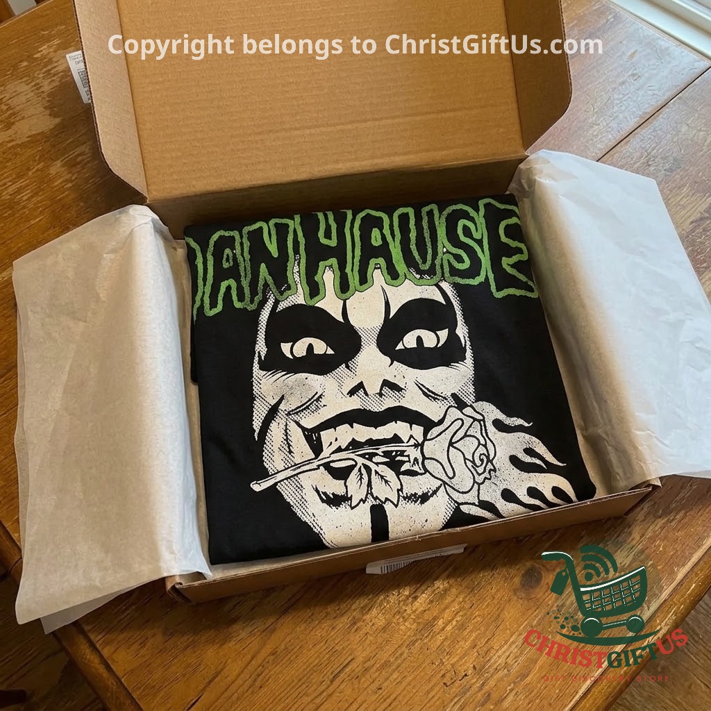 Danhausen x Civil Regime Burning Rose You Are Cursed T-Shirt - photo 3