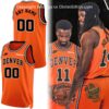 Denver Nuggets Classic Edition Uniform Custom Basketball Jersey - front and back views with player mockup