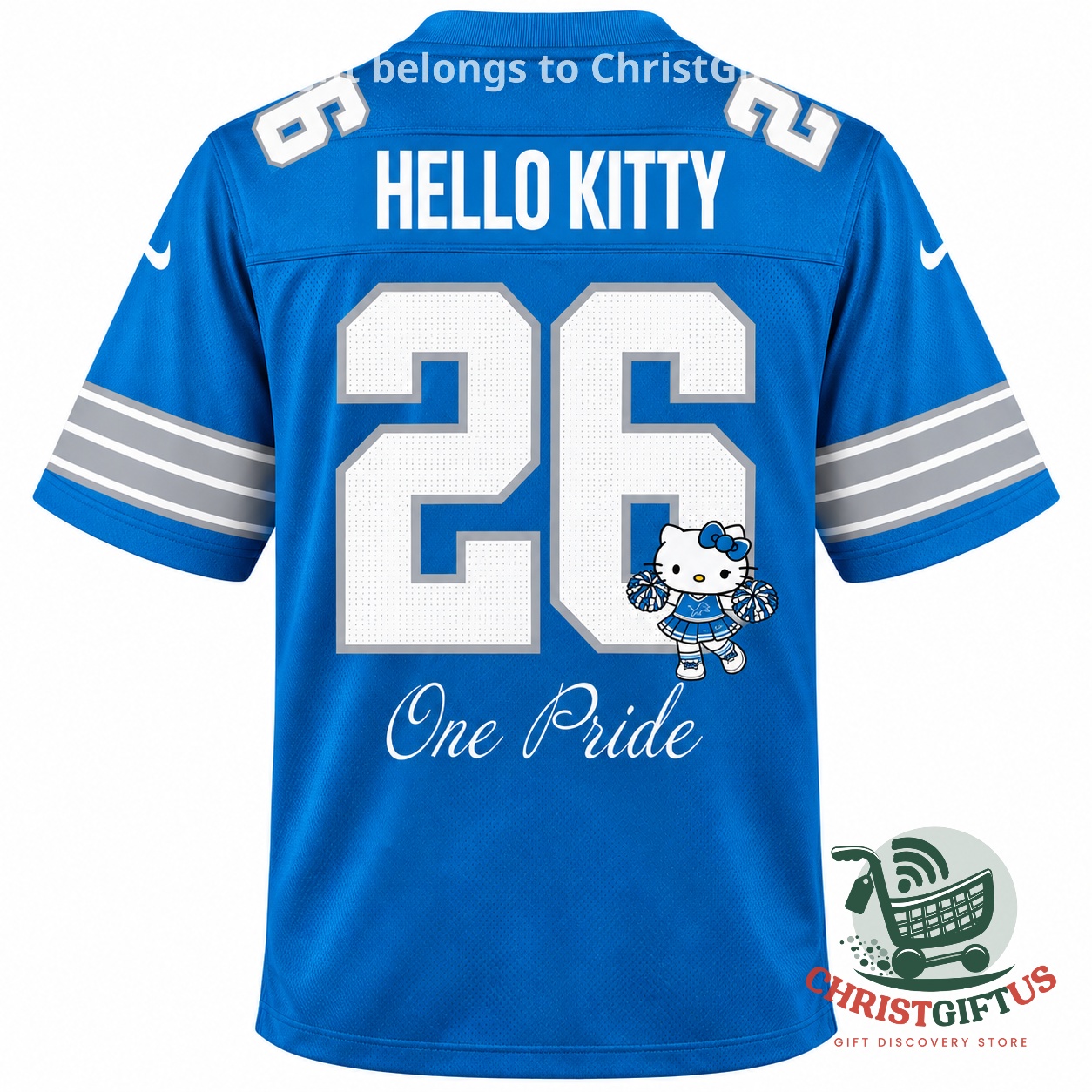 Detroit Lions x Hello Kitty 2026 Football Jersey - photo 3
