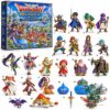 Dragon Quest 40th Anniversary advent calendar box with numbered character lineup