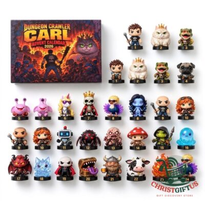 Dungeon Crawler Carl 2026 Advent Calendar - box with numbered character figurines and artwork