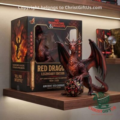 Dungeons & Dragons 52nd Anniversary Red Dragon Funko Pop - boxed figure front view