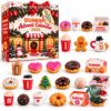 Dunkin Christmas Holiday 2026 Advent Calendar - front view with festive Dunkin treats