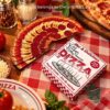 GAMAGO Pizza Shaped Playing Cards - fanned pizza-slice cards beside their retail box