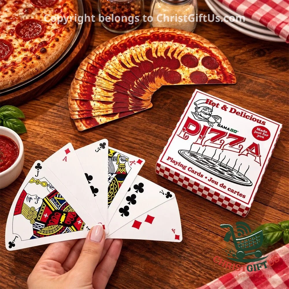 GAMAGO Pizza Shaped Playing Cards - photo 2