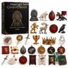 Game of Thrones 2026 Advent Calendar - box and themed ornaments displayed together