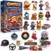 Garfield x Chevrolet Christmas 2026 Advent Calendar - front box artwork with vintage red Chevrolet truck