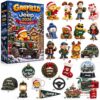 Garfield x Jeep 2026 Christmas Advent Calendar - front box artwork and collectible lineup