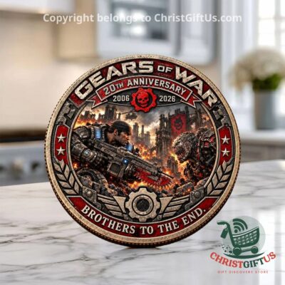Gears of War 20th Anniversary 2026 Coin - front view