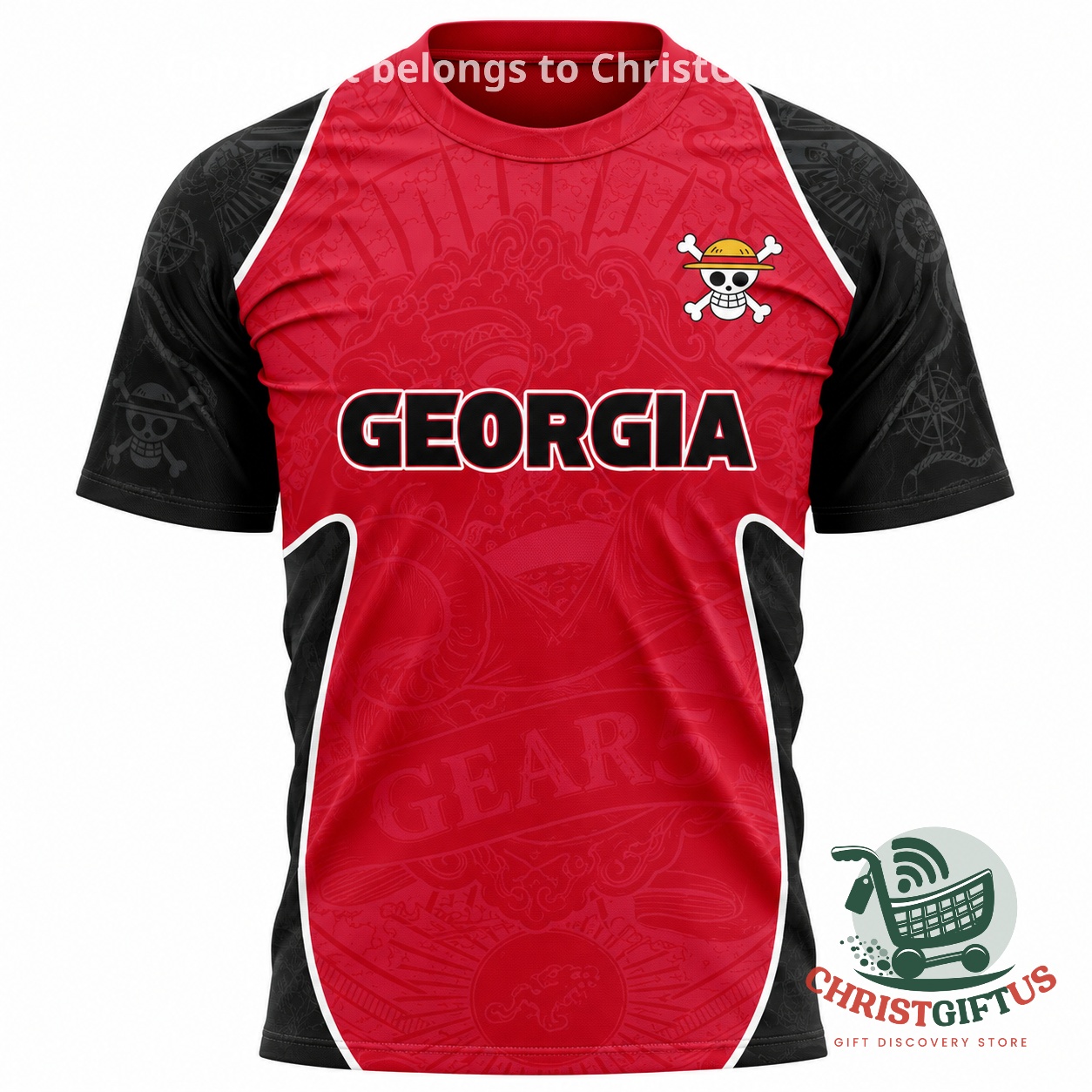 Georgia Bulldogs One Piece Night 2026 T-Shirt - photo 2