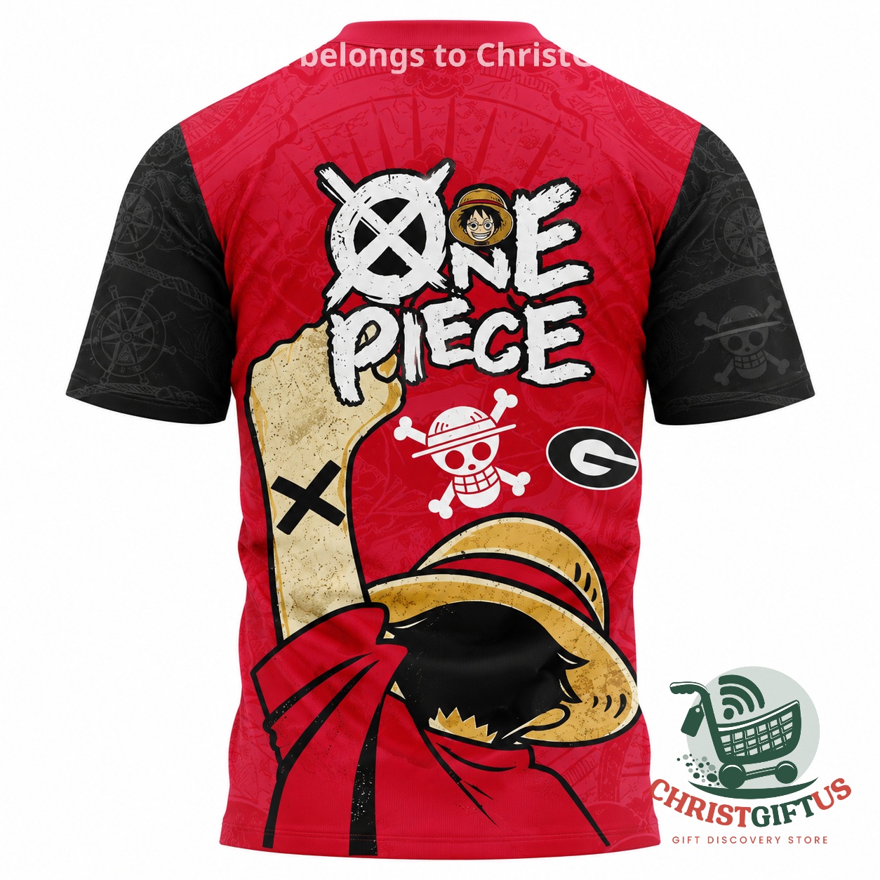 Georgia Bulldogs One Piece Night 2026 T-Shirt - photo 3