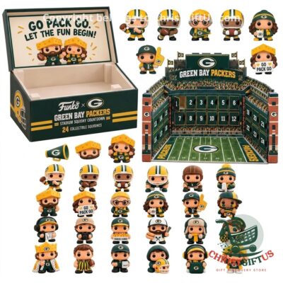 Green Bay Packers Stadium Squishy Countdown Advent Calendar 2026 - stadium display