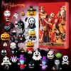 Halloween Spooky Character 2026 Advent Calendar - front view with illustrated red calendar box