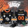 Haringey Huskies 2026 Halloween Night Ice Hockey Jersey - front and back views with matching cap