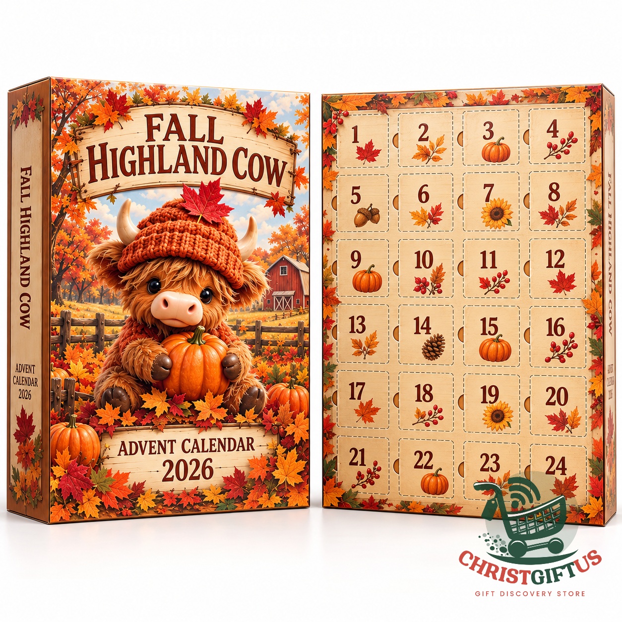 Highland Cow Fall 2026 Advent Calendar - photo 2
