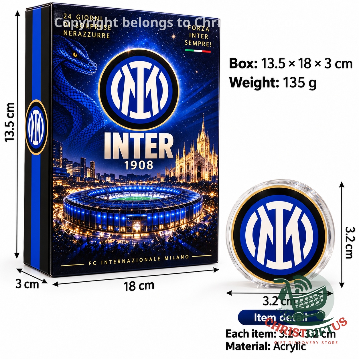 Inter Milan FC Internazionale 2026 Advent Calendar – Photo 4 Inter Milan FC Internazionale 2026 Advent Calendar - photo 4