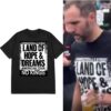 Bruce Springsteen tour T-shirt front view with stacked Land of Hope graphic
