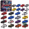 JDM Legends 2026 Advent Calendar - box and 24 numbered cars