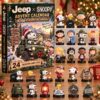 Jeep x Snoopy 24 Days of Adventure Advent Calendar - front packaging with mini charms