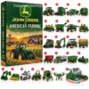 John Deere American Farming 2026 Advent Calendar - front packaging with numbered farm vehicles