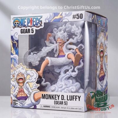 Kirimisty One Piece Monkey D. Luffy Gear 5 Anime Diffuser Mist Figure - front boxed view with character
