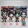 KISS Rock Legends Funko Pop Collection - four band figures with numbered collector boxes