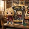 Kurt Cobain Nirvana 40th Anniversary Funko Pop - front figure and collector box view