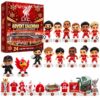 Liverpool FC 2026 Advent Calendar - full display with numbered figures and charms