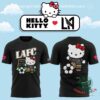 Los Angeles Football Club Hello Kitty Soccer T-Shirt - front and back views