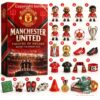 Manchester United FC 2026 Advent Calendar - front cover beside numbered football-themed items