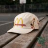McDonald's Chef Curry Basketball Cap - angled front view showing logo and basketball player graphic